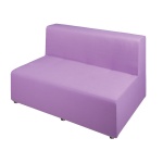 Kinder-Entspannungs-Element-2er Bank mit Lehne, Sitzfläche 132x72 cm (B/T) 